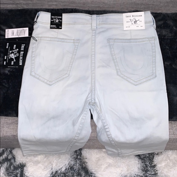 Mens True Religion jean shorts size 31 - Picture 2 of 5